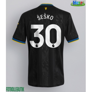 Manchester United Benjamin Sesko #30 Tredje Tröja 2025-26 Kortärmad
